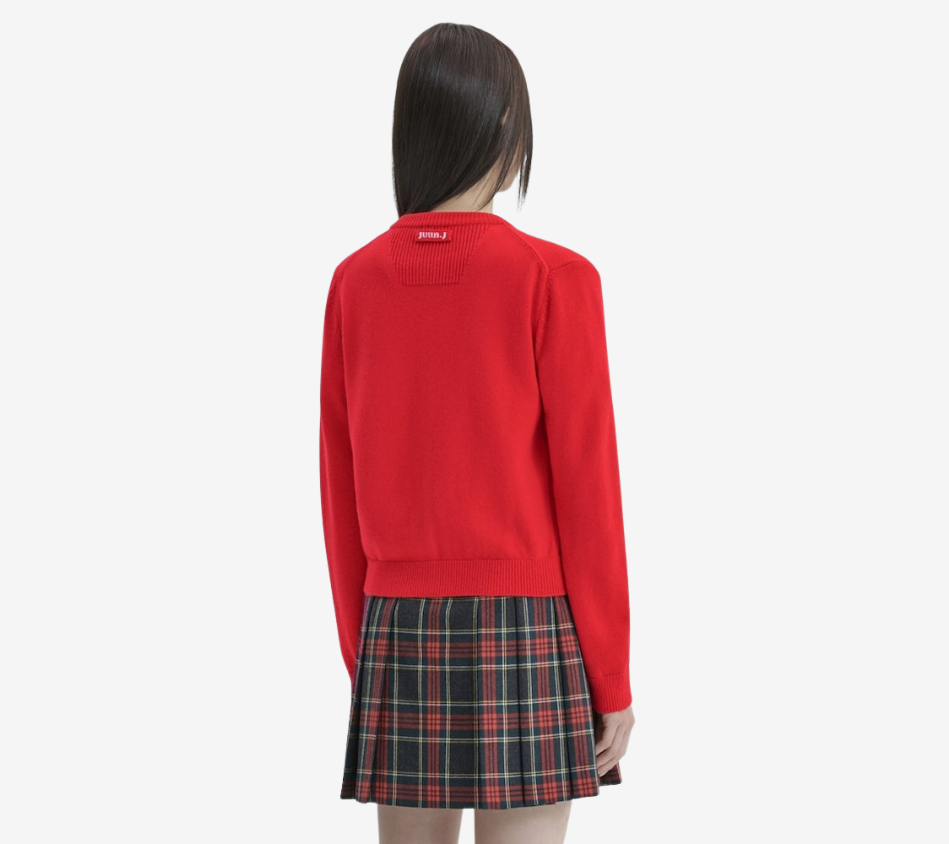 JUN-ROUND NECK CARDIGAN