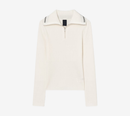 JUN-HIGH-NECK RIBBED PULLOVER