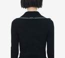 JUN-HIGH-NECK RIBBED PULLOVER