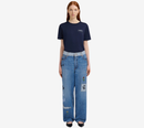 QUẦN JEANS VẢI DENIM GIẶT MAR-STONE VÁ ĐẮP