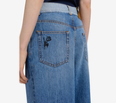 QUẦN JEANS VẢI DENIM GIẶT MAR-STONE VÁ ĐẮP