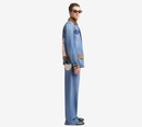 ÁO SƠ MI DÀI TAY DENIM RÁCH THÊU MAR