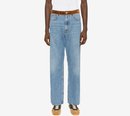 QUẦN JEANS ỐNG RỘNG 5 TÚI VẢI DENIM BULL CŨ KỸ