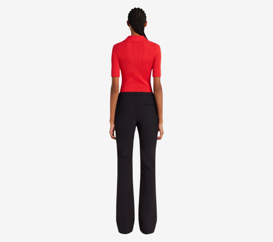 COU-SIGNATURE RIB KNIT POLO