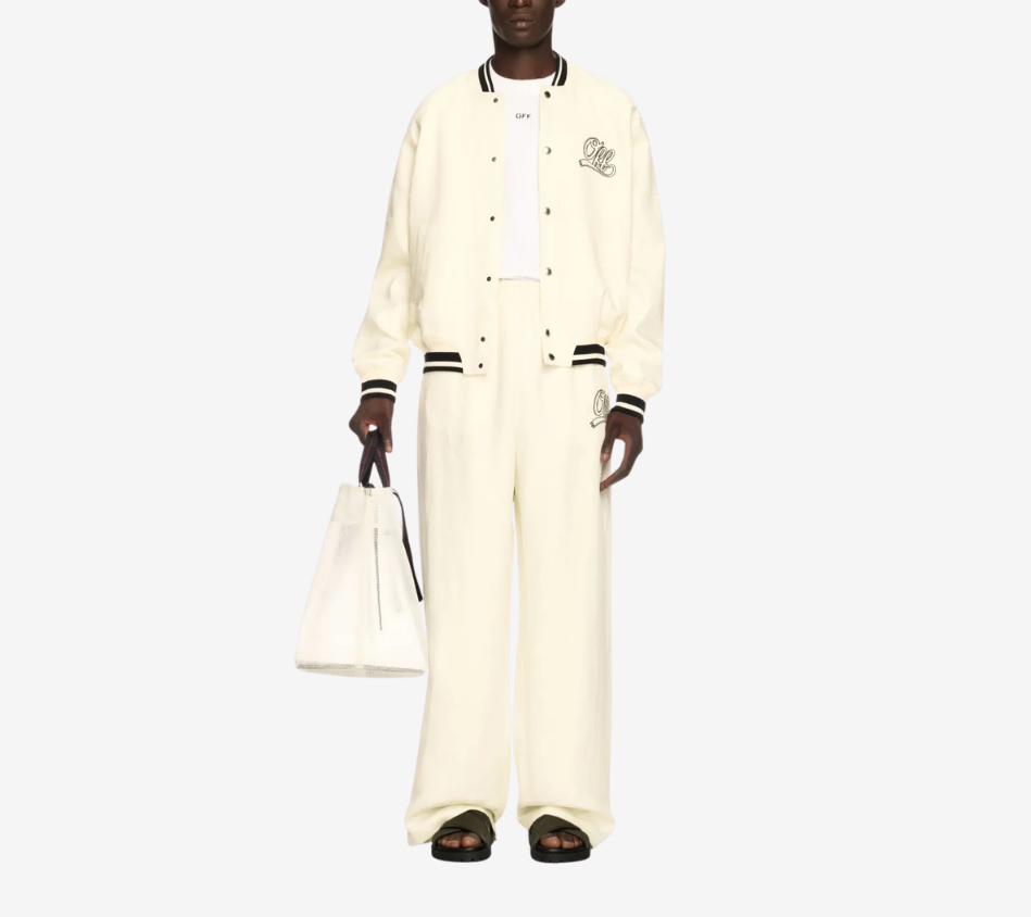 OWH-OFF ITALIC LINEN SOUVENIR JACKET