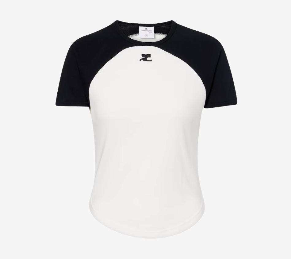 COU-CIRCLE CONTRAST T-SHIRT