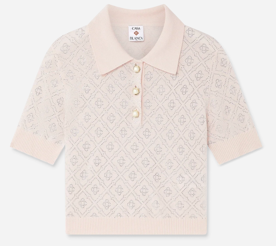 ÁO POLO CSB-CRYSTAL MONOGRAM