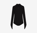 COU-CIRCLE RIB KNIT MOCKNECK SWEATER