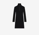 COU-ZIPPED MOCKNECK DRESS