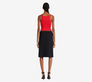 COU-CIRCLE RIB KNIT TOP