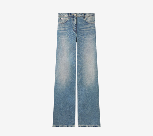 COU-HAMMER DENIM BAGGY PANTS