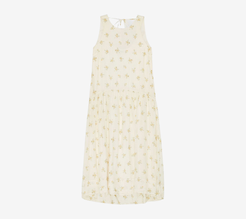 ĐẦM DÀI GAN-PRINTED VISCOSE HABOTAI