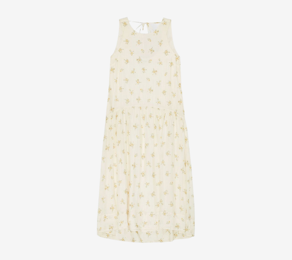 ĐẦM DÀI GAN-PRINTED VISCOSE HABOTAI