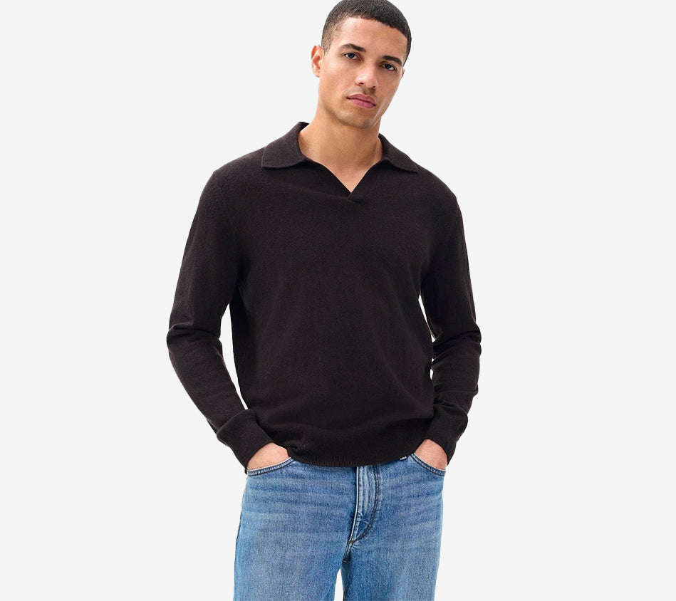 RNB-DOWNING ÁO POLO JOHNNY BẰNG LEN CASHMERE