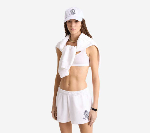 QUẦN SHORT NGUYÊN BỘ THÊU HỌA TIẾT CROWN ĐỘC ĐÁO