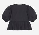 ÁO KIỂU GAN-COTTON POPLIN XÒE VẠT