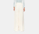 JIL-SLIGHTLY HIGH WAISTED VOLUMINOUS PLEATED PANT WITH METAL ZIP CLOSURE. BELT LOOPS, SIDE SEAM AND BACK WELT POCKETS. LOW CROTCH