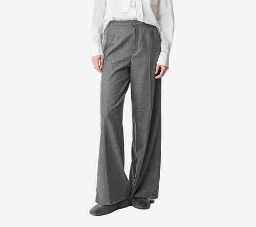 FOT-WOOL CLOTH PALAZZO PANTS