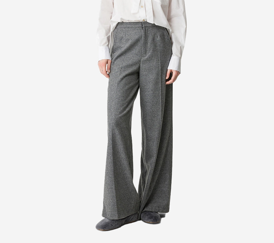 FOT-WOOL CLOTH PALAZZO PANTS