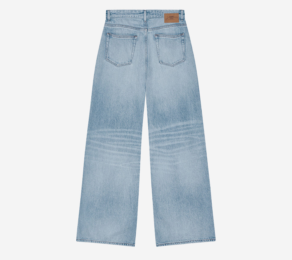 QUẦN JEANS GAN-SOFT RỘNG PHOM BAGGY VẢI DENIM CỨNG CÁP