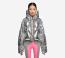 KRJ-CROP ICONIC MILANO IN SILVER MIRROR