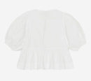 ÁO KIỂU GAN-COTTON POPLIN XÒE VẠT