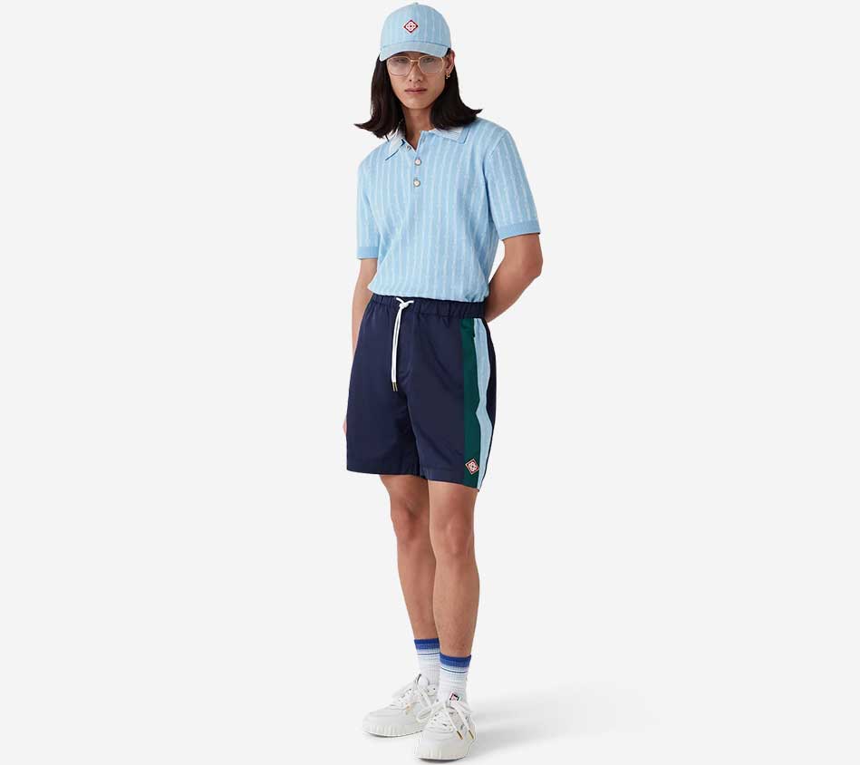 QUẦN ĐÙI THỂ THAO XẾP LY NAM CSB BẰNG NYLON