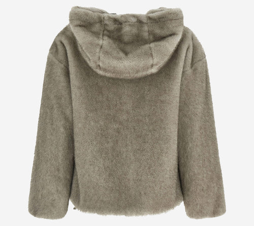 ÁO KHOÁC BOMBER NỮ GIẢ LÔNG THÚ