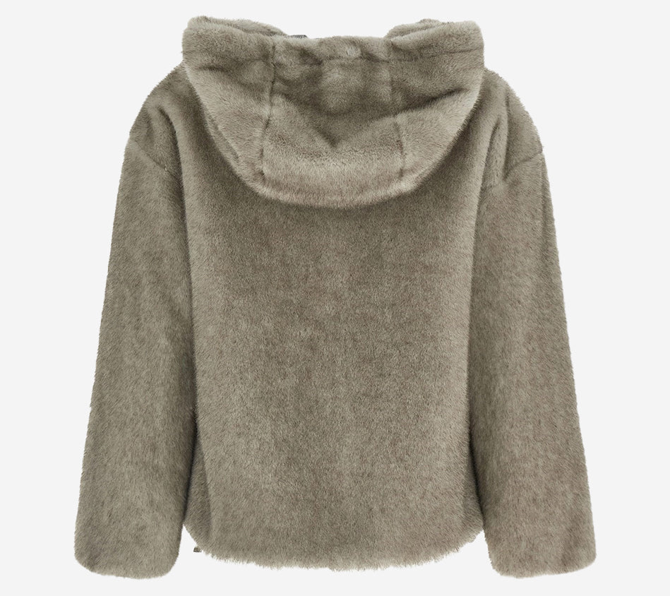 ÁO KHOÁC BOMBER NỮ GIẢ LÔNG THÚ