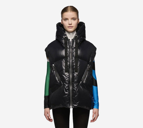 KRJ-VEST ICONIC MILANO BẰNG NYLON BÓNG