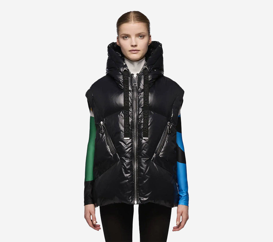 KRJ-VEST ICONIC MILANO BẰNG NYLON BÓNG