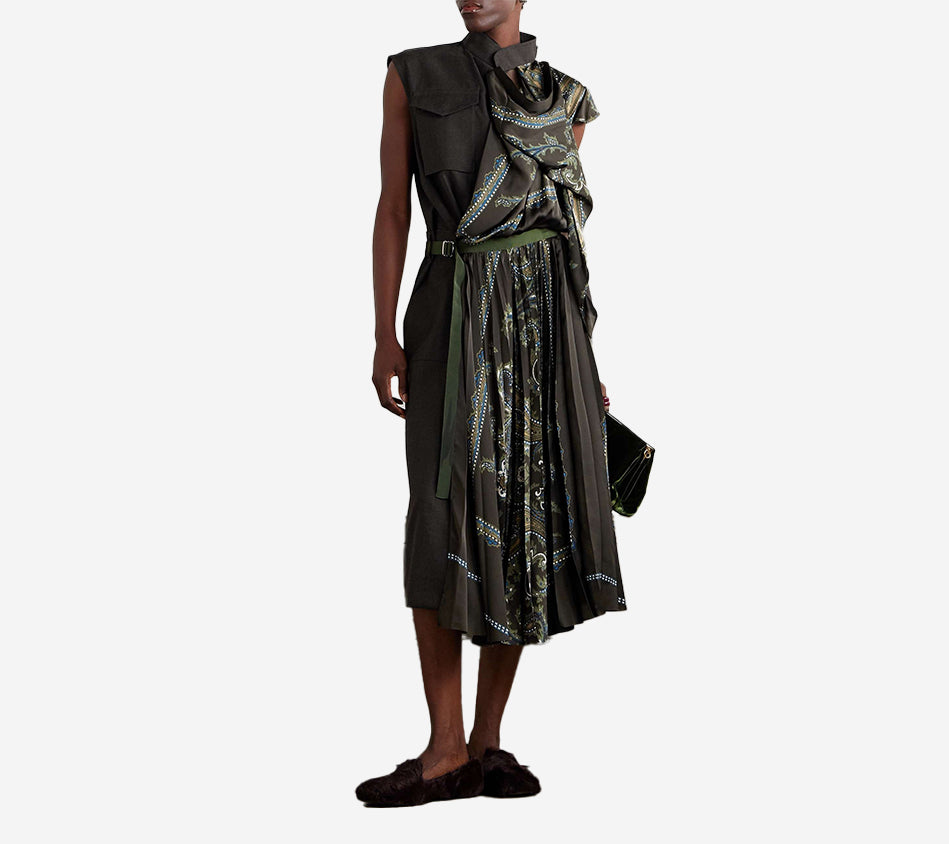 ÁO KHOÁC VEST X ĐẦM HOẠ TIẾT HOA VĂN PAISLEY