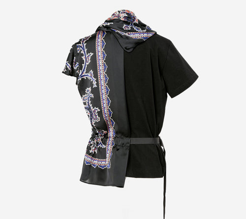 ÁO PHÔNG CHẤT LIỆU JERSEY COTTON VỚI HỌA TIẾT SAC-PAISLEY