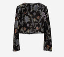 CHL-ÁO KHOÁC JACQUARD HỌA TIẾT HOA