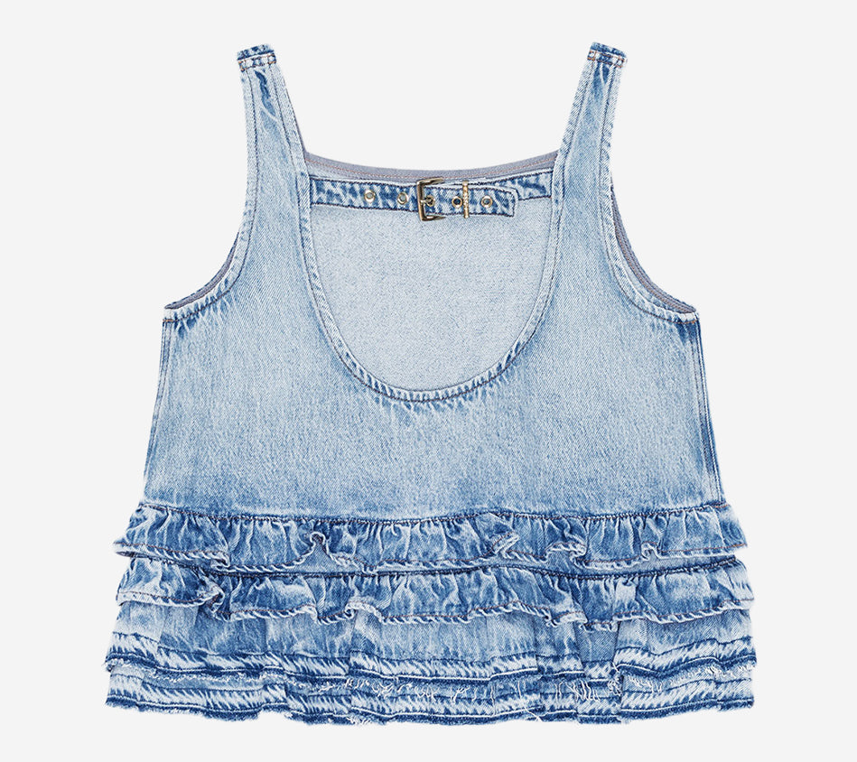 ÁO JEANS GAN-SOFT CÓ BÈO NHÚN
