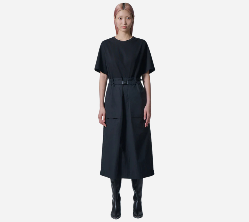 JUN-SHORT SLEEVE JERSEY DRESS