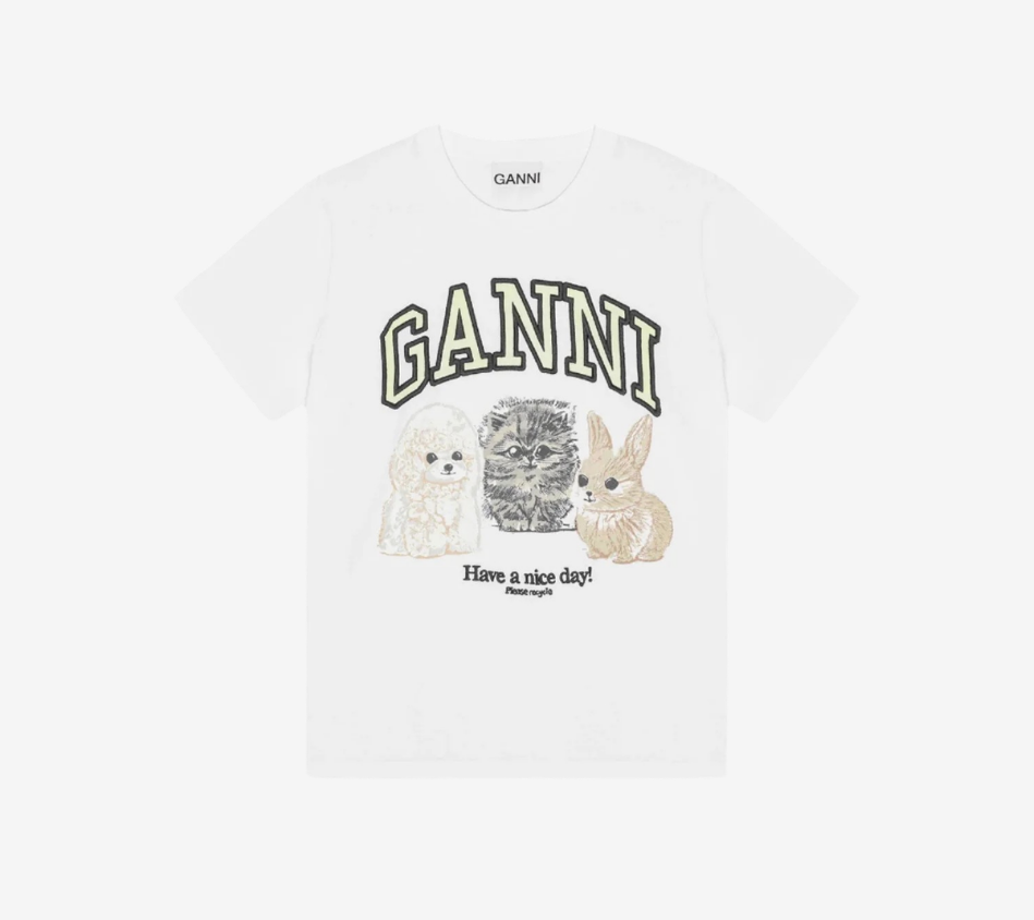 ÁO PHÔNG GAN-BASIC COTTON JERSEY HỌA TIẾT ĐỘNG VẬT PHOM RỘNG