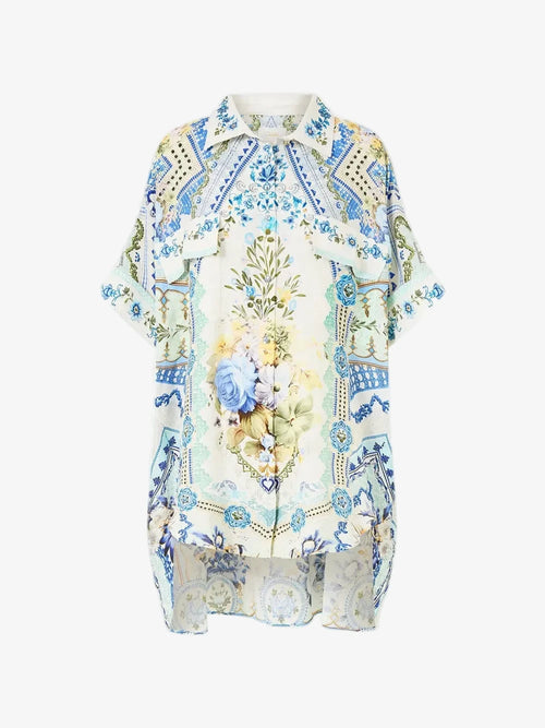 CAMILLA-OVERSIZED POCKET TUNIC