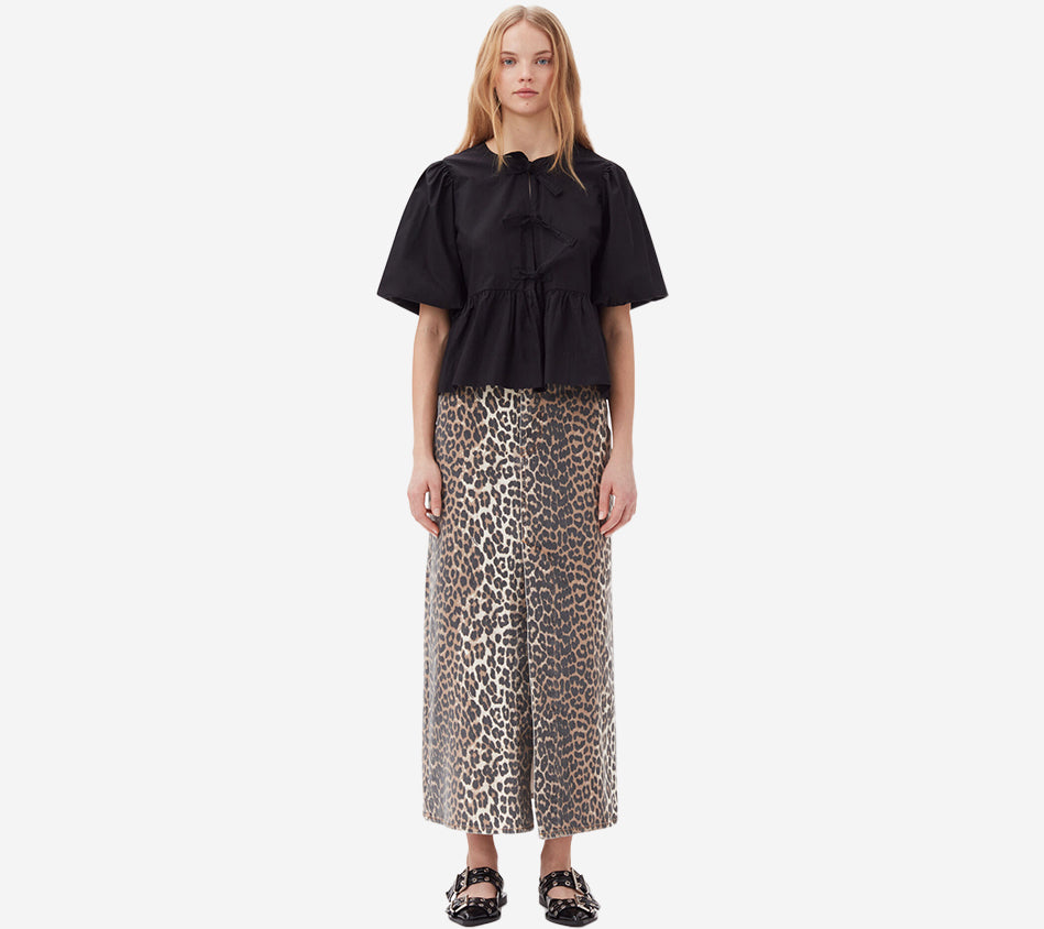 ÁO KIỂU GAN-COTTON POPLIN XÒE VẠT