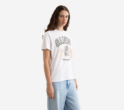 ÁO PHÔNG GAN-BASIC COTTON JERSEY HỌA TIẾT ĐỘNG VẬT PHOM RỘNG