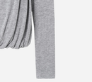 JUN-[ESSENTIAL] WAIST TWIST LONG SLEEVE T-SHIRTS