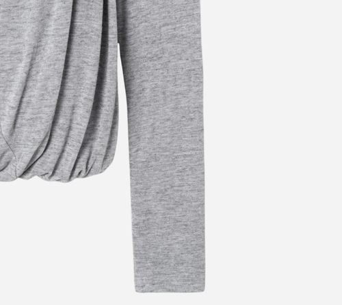JUN-[ESSENTIAL] WAIST TWIST LONG SLEEVE T-SHIRTS