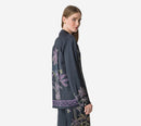 FOT-"SOGNI" PRINT ENVERS SATIN PAJAMA SHIRT