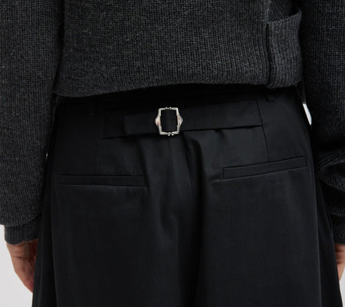 QUẦN DÀI LỬNG XẾP LY GẤP BA TIB-BIO TWILL