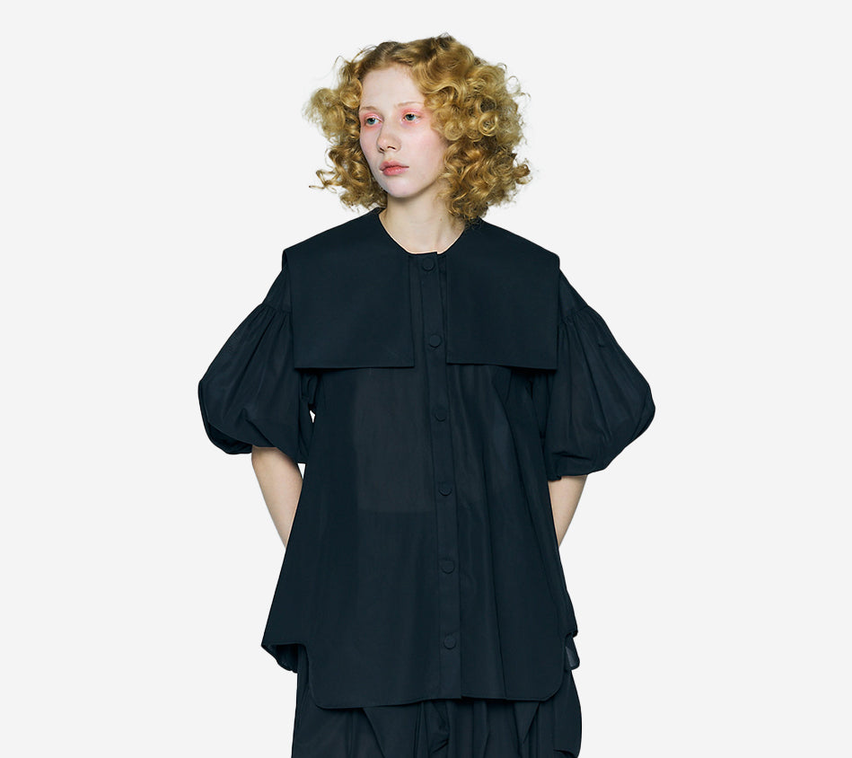 ÁO BLOUSE ENF-SAILOR CỔ CỔ ĐIỂN TAY PHỒNG