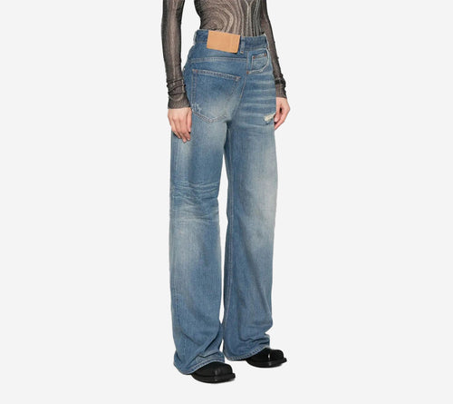 MM6-RECONSTRUCTIVE JEANS