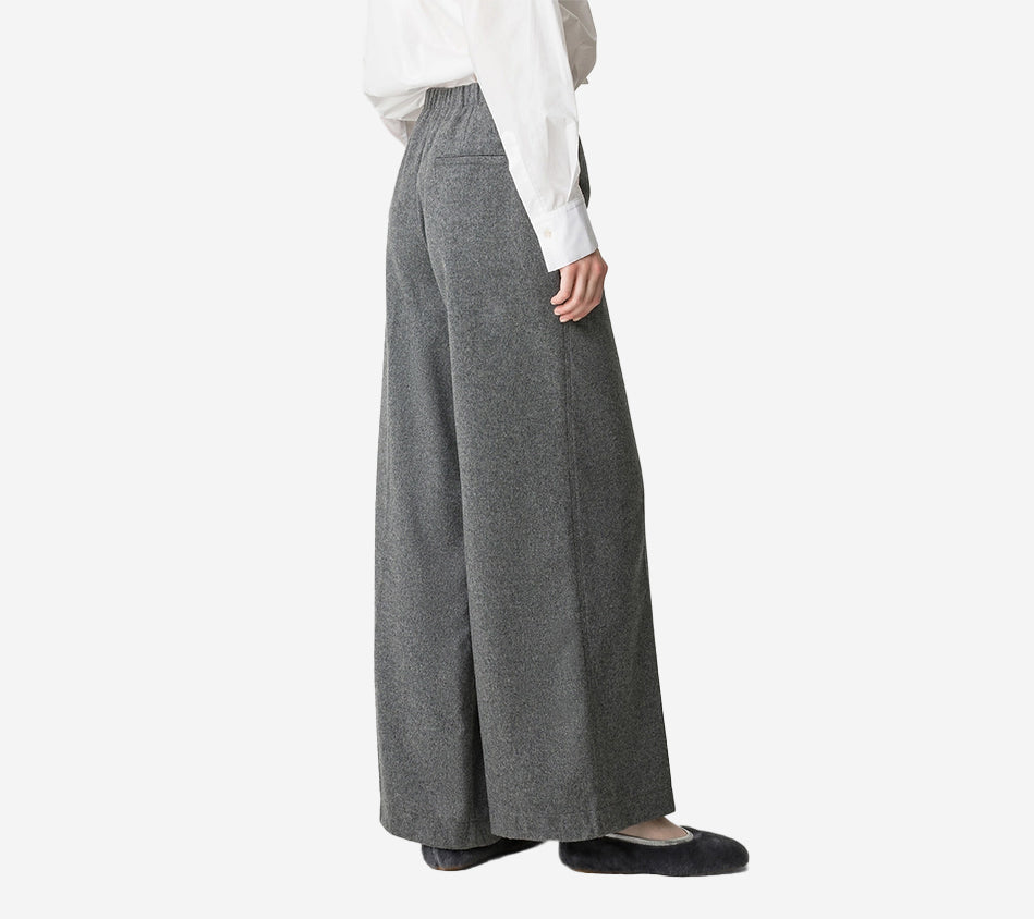 FOT-WOOL CLOTH PALAZZO PANTS