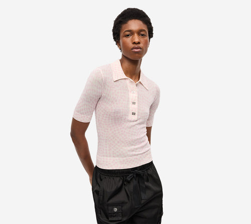 ÁO POLO GAN-SHEER VẢI COTTON IN HỌA TIẾT
