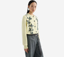 JIL-CN LS CARDIGAN W/ VELVET EMB
