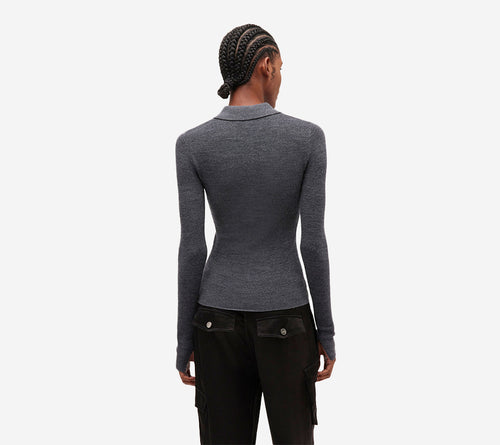 ÁO POLO GAN-FINE MERINO DỆT JACQUARD